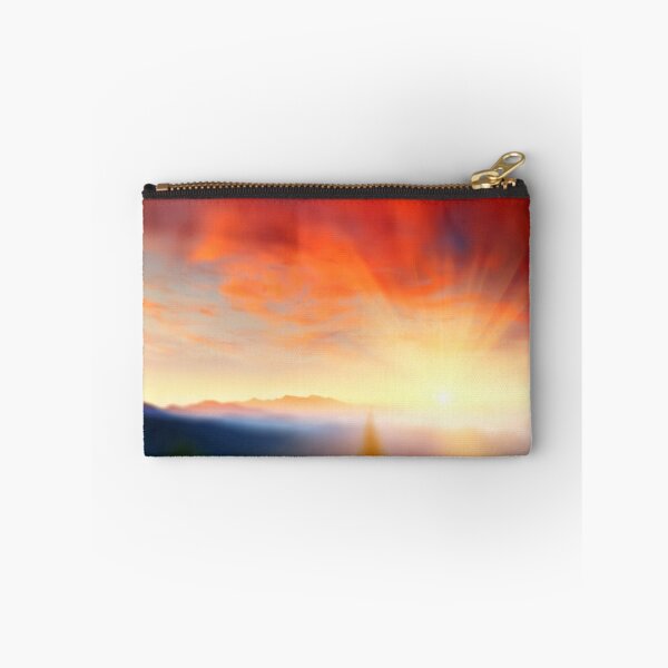 Item preview, Impresionante amanecer sobre un paisaje montañoso con una estética borrosa. designed and sold by DEC02.