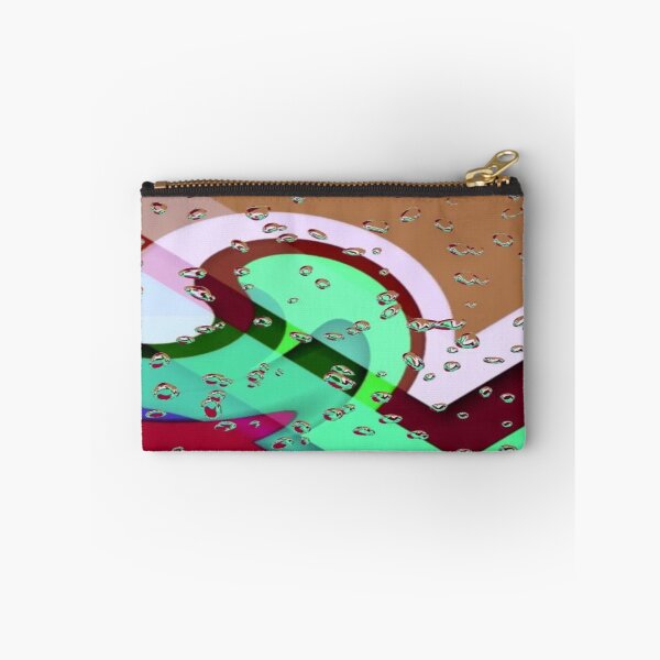 Item preview, Abstract Art in the Rain: Abstract Geometric Shapes with Water Droplets - Retro Color Blocks & Rain Texture designed and sold by RAYBIL.