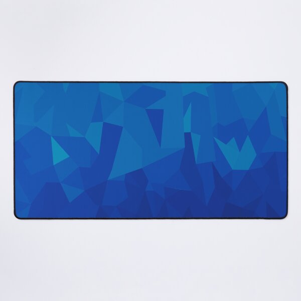 Item preview, Blue Geometric Low Poly Abstract Art | Blue Mirage designed and sold by Lauren Visual Arts.