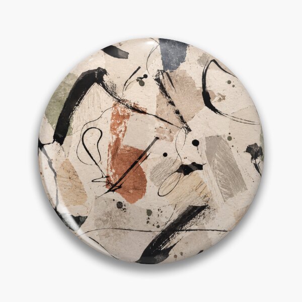 Item preview, Bold Abstract Brushstroke Seamless Pattern | Earthy Mixed Media Surface Design designed and sold by SWSandraWechner.