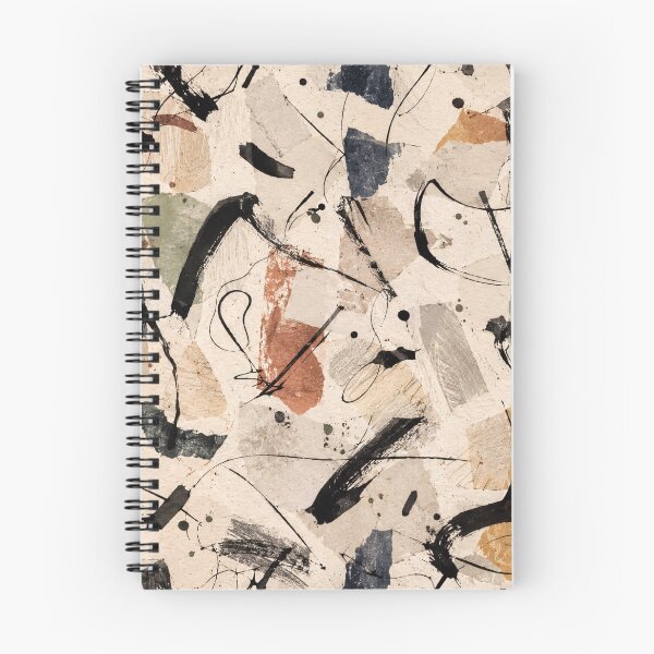 Item preview, Bold Abstract Brushstroke Seamless Pattern | Earthy Mixed Media Surface Design designed and sold by SWSandraWechner.