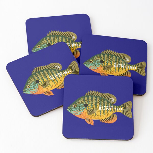 Item preview, Michigan Sunfish | Great Lakes Fishing Artwork designed and sold by FreshWaterWares.