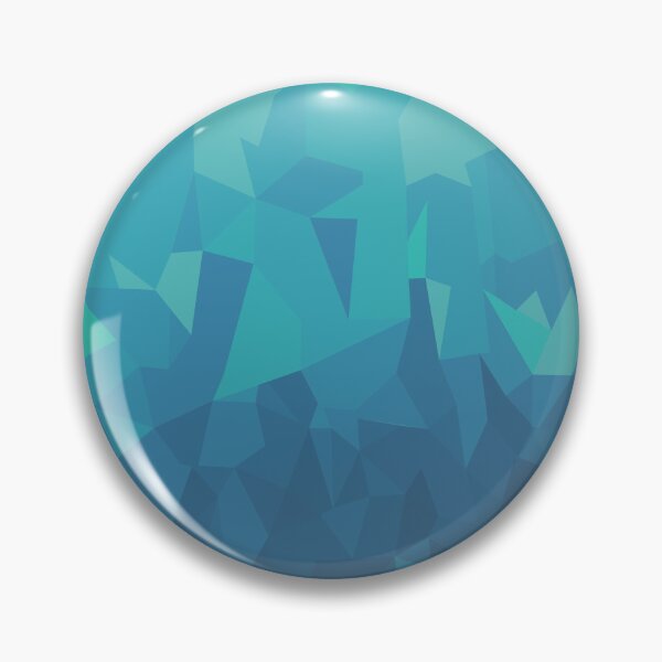 Item preview, Turquoise Geometric Low Poly Abstract Art | Lagoon Prism designed and sold by Lauren Visual Arts.