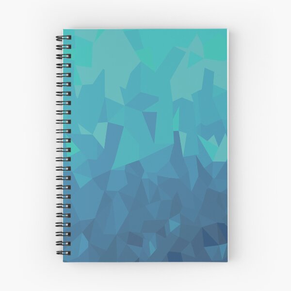 Item preview, Turquoise Geometric Low Poly Abstract Art | Lagoon Prism designed and sold by Lauren Visual Arts.