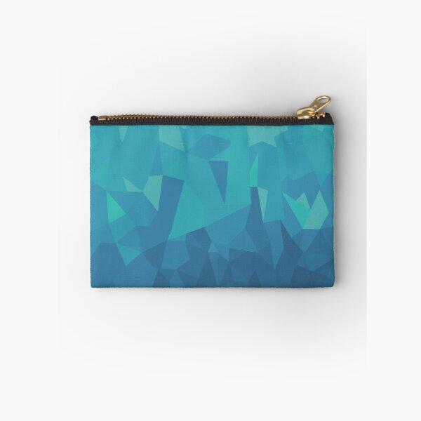 Item preview, Turquoise Geometric Low Poly Abstract Art | Lagoon Prism designed and sold by Lauren Visual Arts.