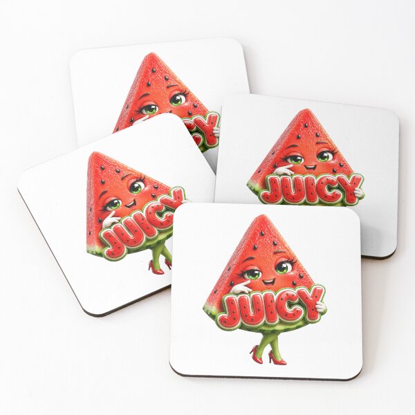 Item preview, Juicy Watermelon Kawaii Cute Flirty Fruit Pun Sticker designed and sold by RoPrincess.