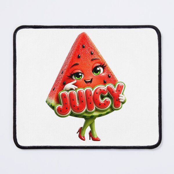 Item preview, Juicy Watermelon Kawaii Cute Flirty Fruit Pun Sticker designed and sold by RoPrincess.