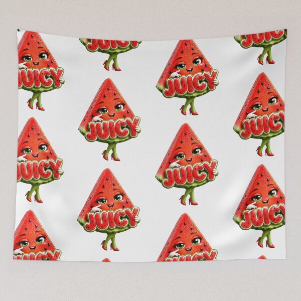 Item preview, Juicy Watermelon Kawaii Cute Flirty Fruit Pun Sticker designed and sold by RoPrincess.