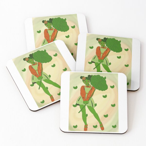 Item preview, Frog Girl Angeline | Enchanted Forest Fantasy Character | Frogcore Illustration designed and sold by Creature Couture .