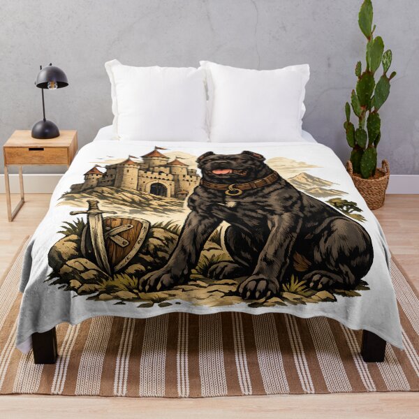 Item preview, Cane Corso with medieval castle designed and sold by Daily Quirk.