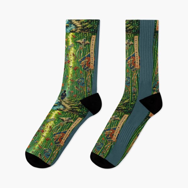 Item preview, The Forest of Eternal Kites – Japanese Ukiyo-e Fantasy designed and sold by Substance_life.