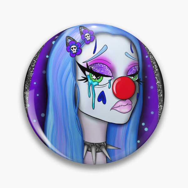 Item preview, Crybaby Clown Girl designed and sold by CryptKandy.