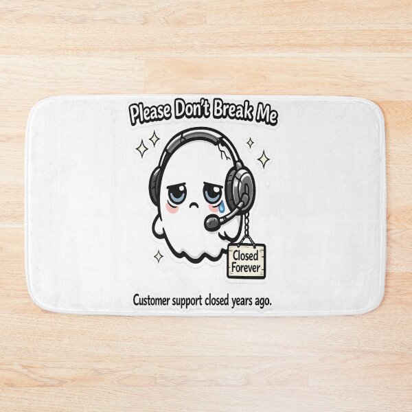 Item preview, Broken Customer Support Ghost  designed and sold by Mindful56.