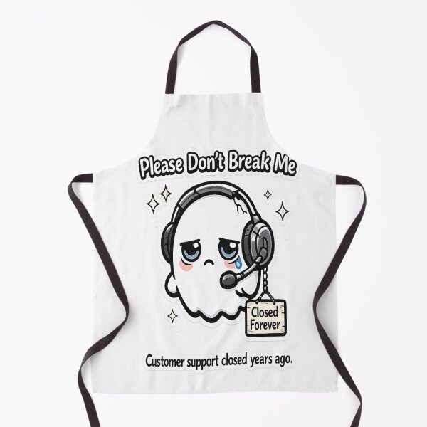 Item preview, Broken Customer Support Ghost designed and sold by Mindful56.