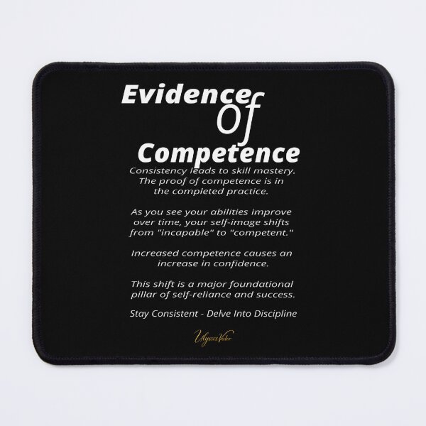 Item preview, Evidence of Competence designed and sold by Ulysses Valor.
