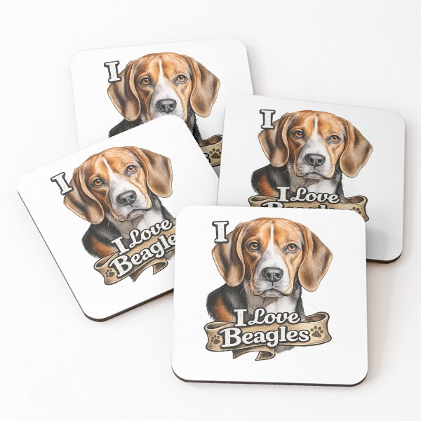 Artikelvorschau, Ich liebe Beagles. entworfen und verkauft von ArtPixs.