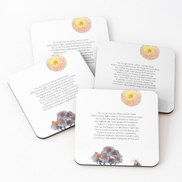 Item preview, Ode on Melancholy, John Keats designed and sold by ForestedDesigns.