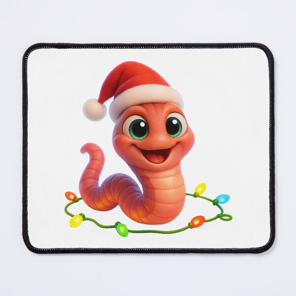 Item preview, Christmas Hammerhead Worm designed and sold by Sillytoe.