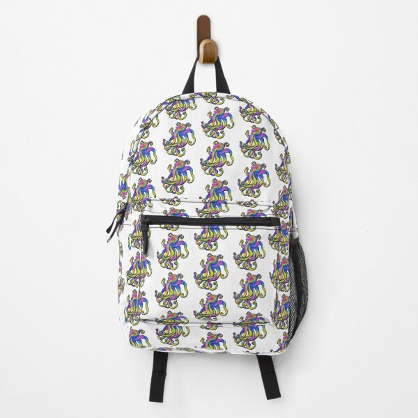 Item preview, Hand-Drawn Rainbow Octopus designed and sold by Emerald Lane Design Studio.