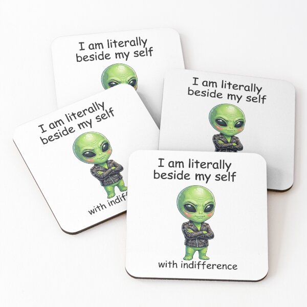 Item preview, Alien Indifference designed and sold by AliensIRL.