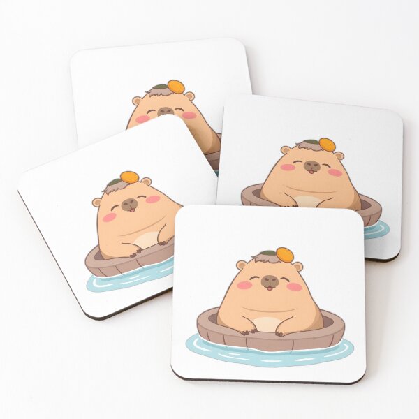 Item preview, Capybara Hot Spring Chill designed and sold by chaturbart.