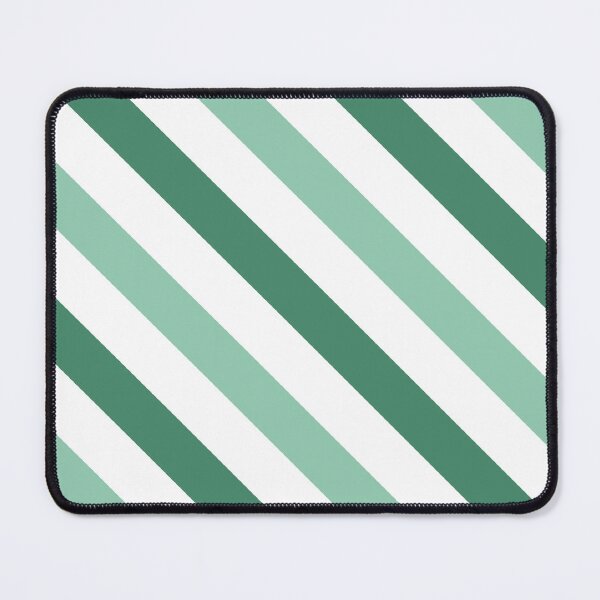 Item preview, Green diagonal striped pattern designed and sold by Pattern Petals.