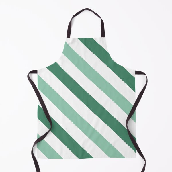Item preview, Green diagonal striped pattern designed and sold by Pattern Petals.