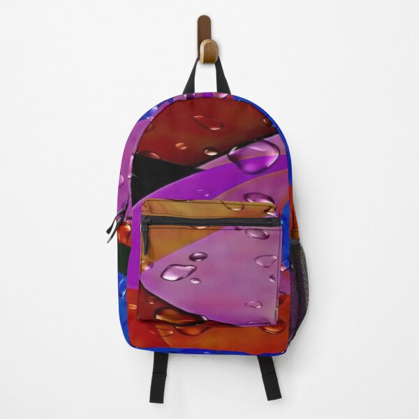 Item preview, The Dance of Colors in the Rain: Colorful Geometric Shapes in the Rain - Abstract Art with Realistic Water Droplets designed and sold by RAYBIL.