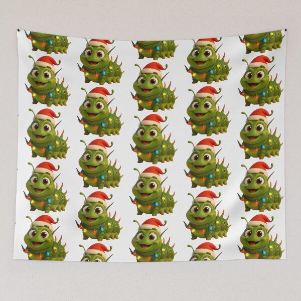 Item preview, Christmas Hawk Moth Caterpillar designed and sold by Sillytoe.