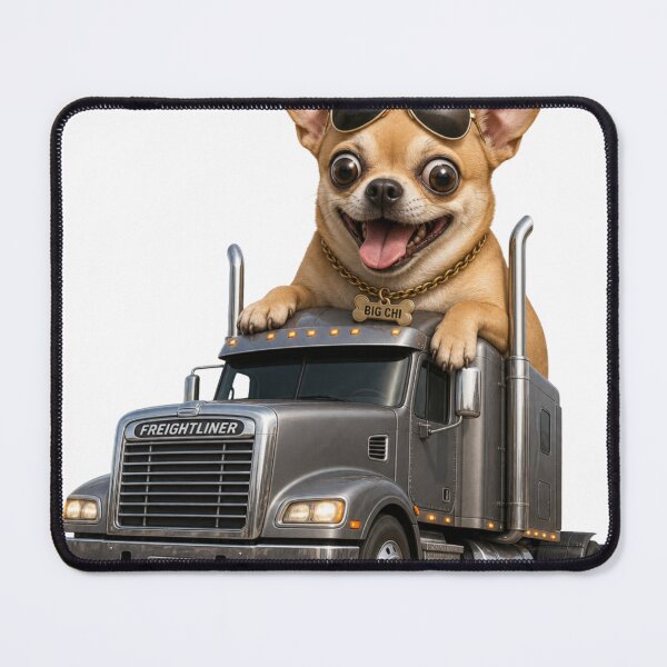 Item preview, Chihuahua Funny Semi Truck Driver designed and sold by LavIsInTheAir.