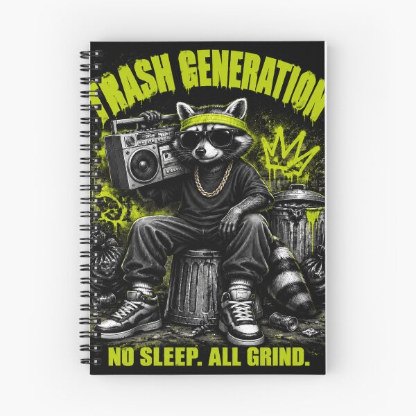 Item preview, Trash Generation Raccoon Retro Rap TeeDesign  designed and sold by Oddlycuteart .