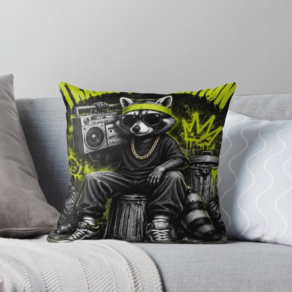 Item preview, Trash Generation Raccoon Retro Rap TeeDesign  designed and sold by Oddlycuteart .