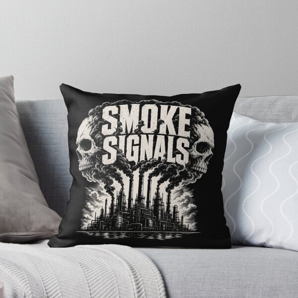 Item preview, Smoke Signals | Vintage Industrial Skull & Smoke Graphic designed and sold by FadedFrequency.