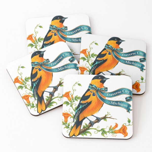 Item preview, Baltimore Oriole | Traverse City Michigan Artwork designed and sold by FreshWaterWares.