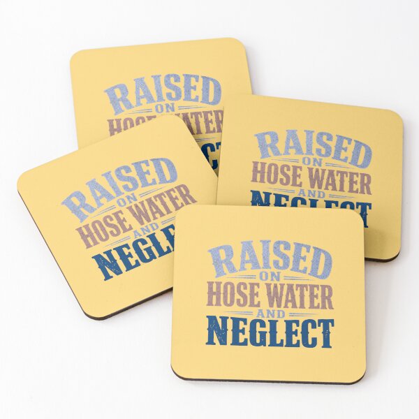 Item preview, Raised on hose water and neglect vintage typographic sign designed and sold by Rue Design Company.