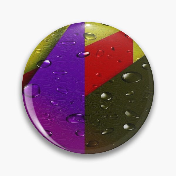 Item preview, The Relief of Colors in the Rain: Textured Geometric Shapes in the Rain - Colorful Abstract Art with 3D Water Droplets designed and sold by RAYBIL.
