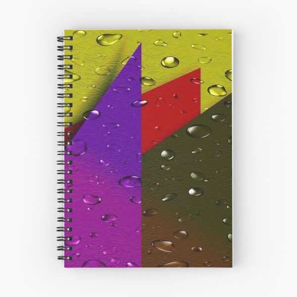 Item preview, The Relief of Colors in the Rain: Textured Geometric Shapes in the Rain - Colorful Abstract Art with 3D Water Droplets designed and sold by RAYBIL.