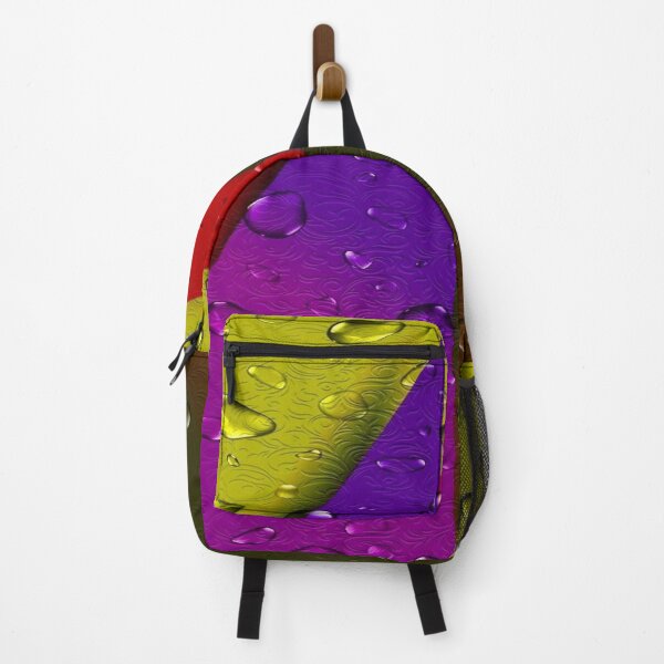 Item preview, The Relief of Colors in the Rain: Textured Geometric Shapes in the Rain - Colorful Abstract Art with 3D Water Droplets designed and sold by RAYBIL.