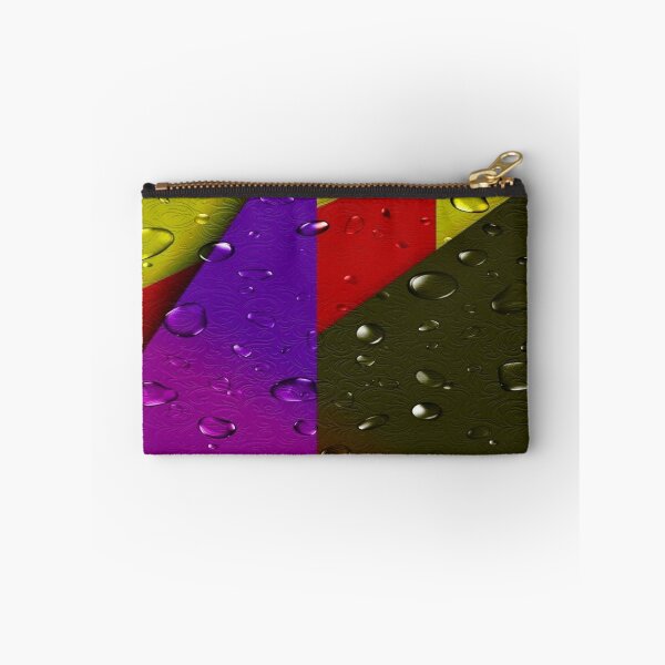 Item preview, The Relief of Colors in the Rain: Textured Geometric Shapes in the Rain - Colorful Abstract Art with 3D Water Droplets designed and sold by RAYBIL.