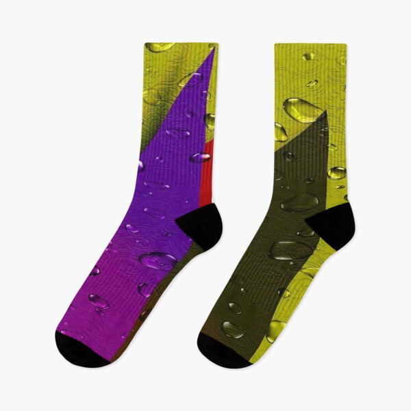 Item preview, The Relief of Colors in the Rain: Textured Geometric Shapes in the Rain - Colorful Abstract Art with 3D Water Droplets designed and sold by RAYBIL.