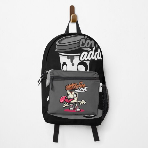 Item preview, Adorable Coffee Addict Cartoon Character designed and sold by StickerAndLove.