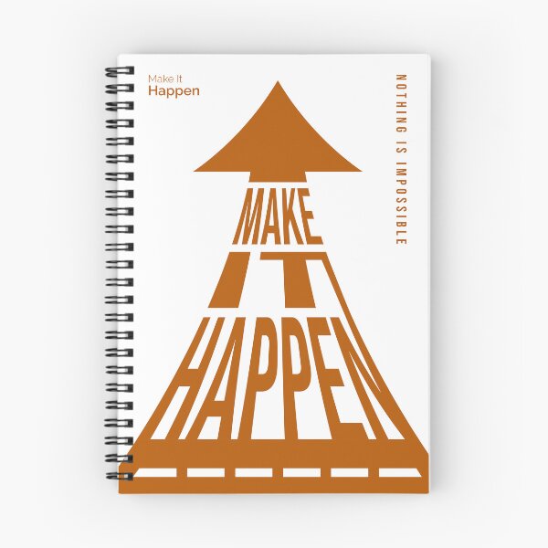 Item preview, Make It Happen Arrow Modern Minimalist Motivational Graphic Art designed and sold by AVNGR-Design.