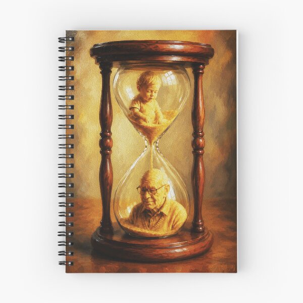 Item preview, Hourglass of Life — Child to Elder Time Passage Art designed and sold by RamyGallery.