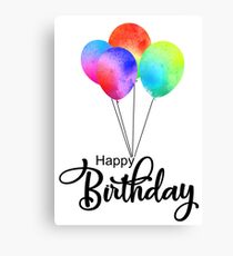 Happy Birthday Canvas Print