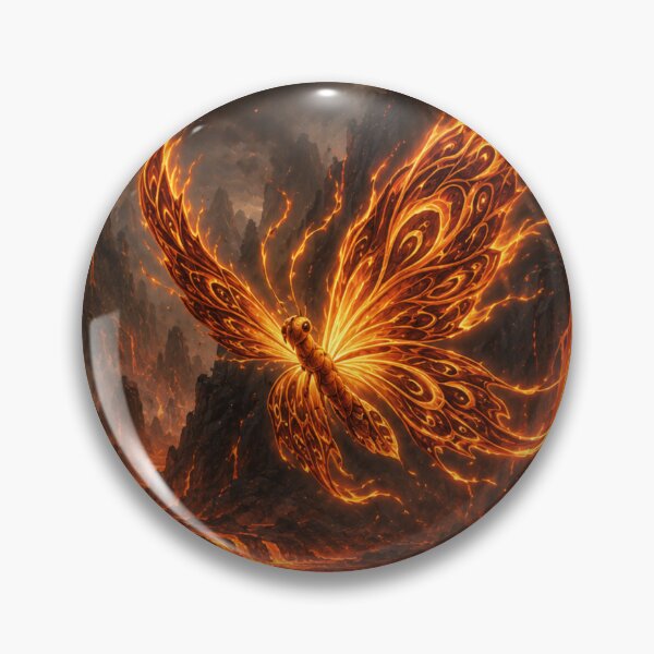Item preview, Fire Butterfly – Elemental Butterfly Collection designed and sold by Axokris.