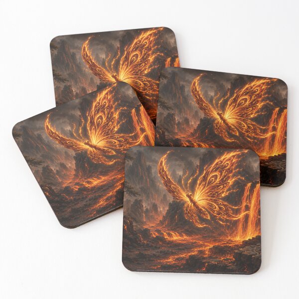 Item preview, Fire Butterfly – Elemental Butterfly Collection designed and sold by Axokris.
