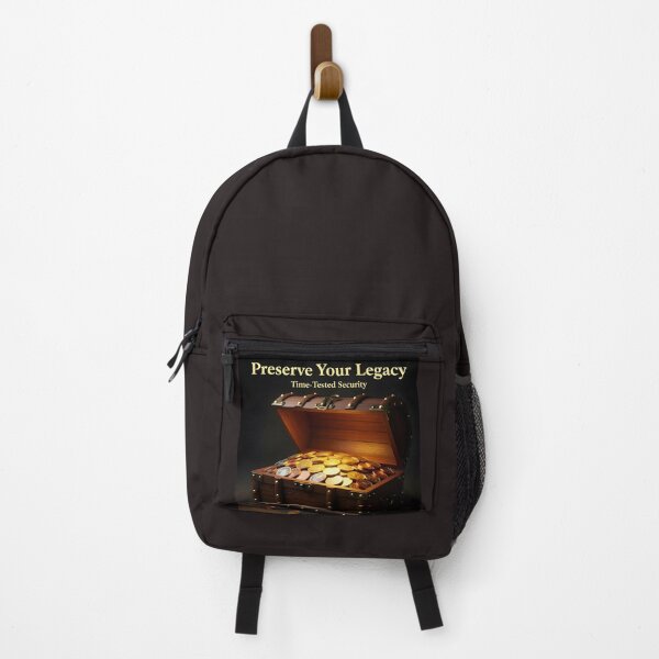 Item preview, Preserve Your Legacy Treasure Chest Poster: Golden Century Numismatic Art Canvas designed and sold by Creative-RE.