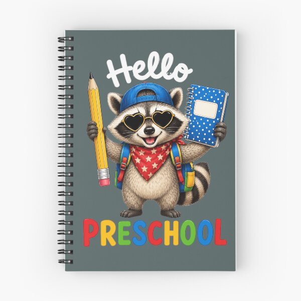 Item preview, Cute Raccoon Ready for Preschool designed and sold by FoxFrame Studio.