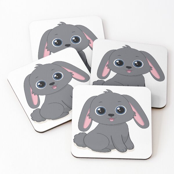 Item preview, Cute Little Gray Forest Bunny designed and sold by MascarenoM.