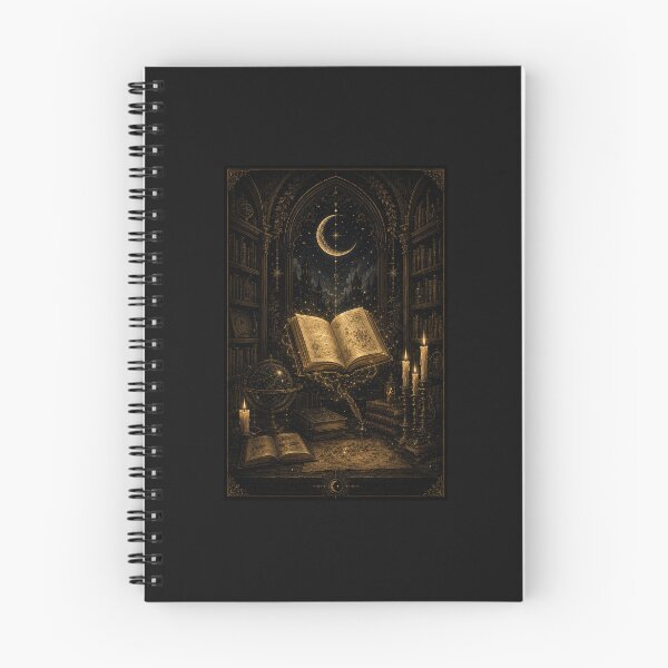 Item preview, Moonlit Arcane Library designed and sold by PiotroInk.